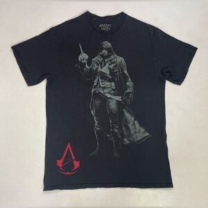 Assassin's Creed Unity Graphic T-shirt Men Medium Black Short Sleeve